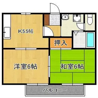 シェナーハイム【2階】の間取り