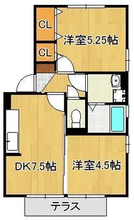 ポサーダ四季【1階】の間取り