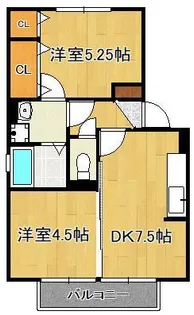 ポサーダ四季【2階】の間取り