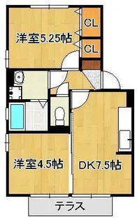 ポサーダ四季【2階】の間取り
