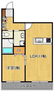 カレントⅡ【2階】の間取り