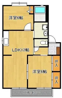 リバーサイド行広【2階】の間取り