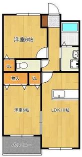 プレアール感田【1階】の間取り