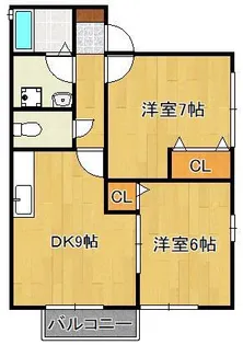 エボリューション【2階】の間取り