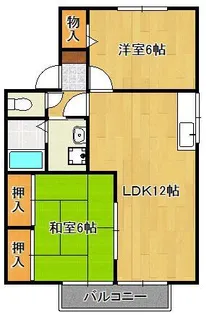 セゾンイチノセ【1階】の間取り