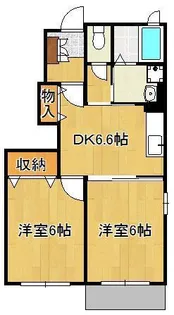 マウンテンビュー池田【1階】の間取り