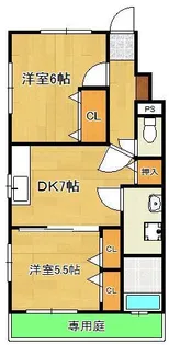 ベル・シェンヌ【1階】の間取り