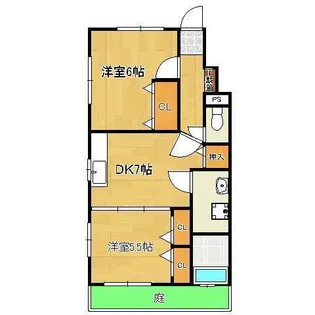 ベル・シェンヌ【1階】の間取り