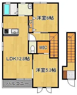 コムハウス参番館【1階】の間取り