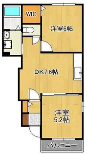 ベルコリーヌⅢ【1階】の間取り