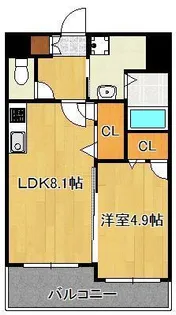 ウィステリアマンション【1階】の間取り