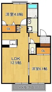 エトワールⅠ【2階】の間取り