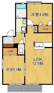 エトワールⅠ【2階】の間取り
