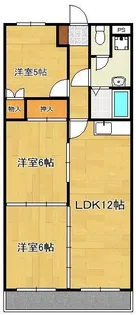 キャンファ・マンションⅠ【2階】の間取り