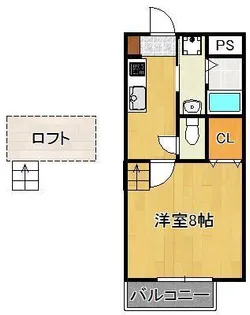 メゾン上の原【1階】の間取り