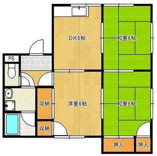 コーポ藤島【2階】の間取り