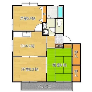 ディアス吉祥寺A棟【2階】の間取り