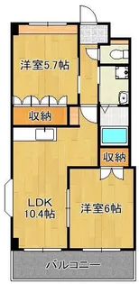 フォレストコージャック【2階】の間取り