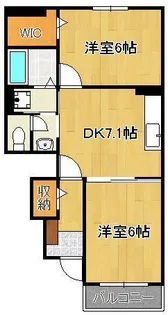 エテルノ ハピネスB棟【1階】の間取り