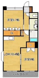 Slow Hand壱番館【2階】の間取り