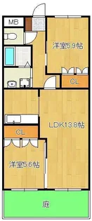 Vers L‘avenir【1階】の間取り