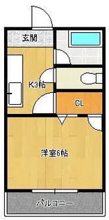 アップルⅠ【2階】の間取り