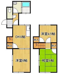福岡県北九州市八幡西区沖田5丁目【一戸建】の間取り