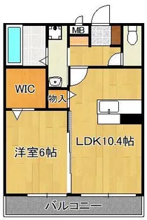 リアン ド ファミーユA棟【3階】の間取り