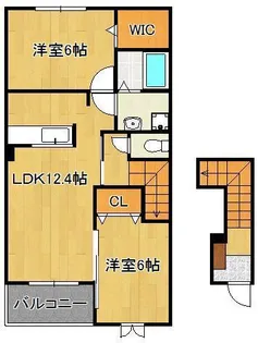 グランクリュー上の原【2階】の間取り