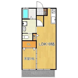 サクシード引野 A棟【2階】の間取り