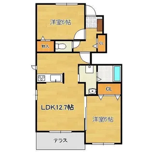 スターヒルⅠ【1階】の間取り