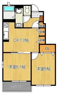 スターヒルⅡ【1階】の間取り