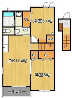 スターヒルⅡ【2階】の間取り
