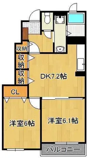 ファインソフトリー【1階】の間取り