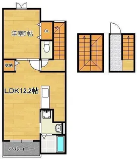 アルドール T・S【3階】の間取り