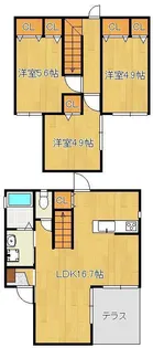 福岡県北九州市八幡西区上上津役1丁目【一戸建】の間取り