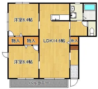 ソラーナ【1階】の間取り