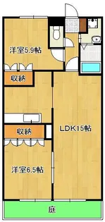 フォルティア【1階】の間取り