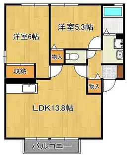 サンコート吉祥寺A【1階】の間取り