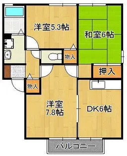 サンコート吉祥寺A【2階】の間取り