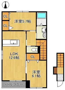 おおぞらⅡ【2階】の間取り