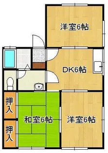 ハイム西町【2階】の間取り