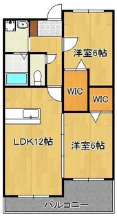 リシェス香月Ⅱ【3階】の間取り