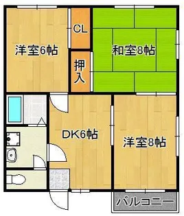 ミズハウス【2階】の間取り