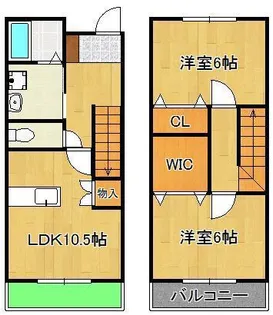 アールズレジデンス黒崎南【1階】の間取り