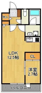 カルナ・コート【1階】の間取り