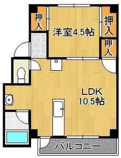 Renatus上津役Ⅱ【2階】の間取り