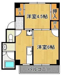 Renatus上津役Ⅱ【3階】の間取り