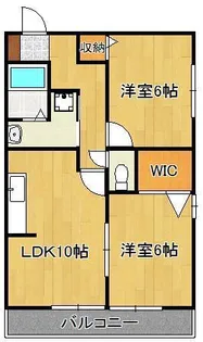 プロムナードM B棟【2階】の間取り