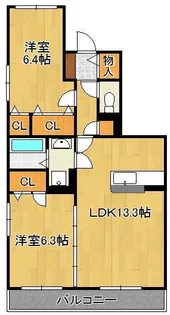 メディアパークⅤ【2階】の間取り